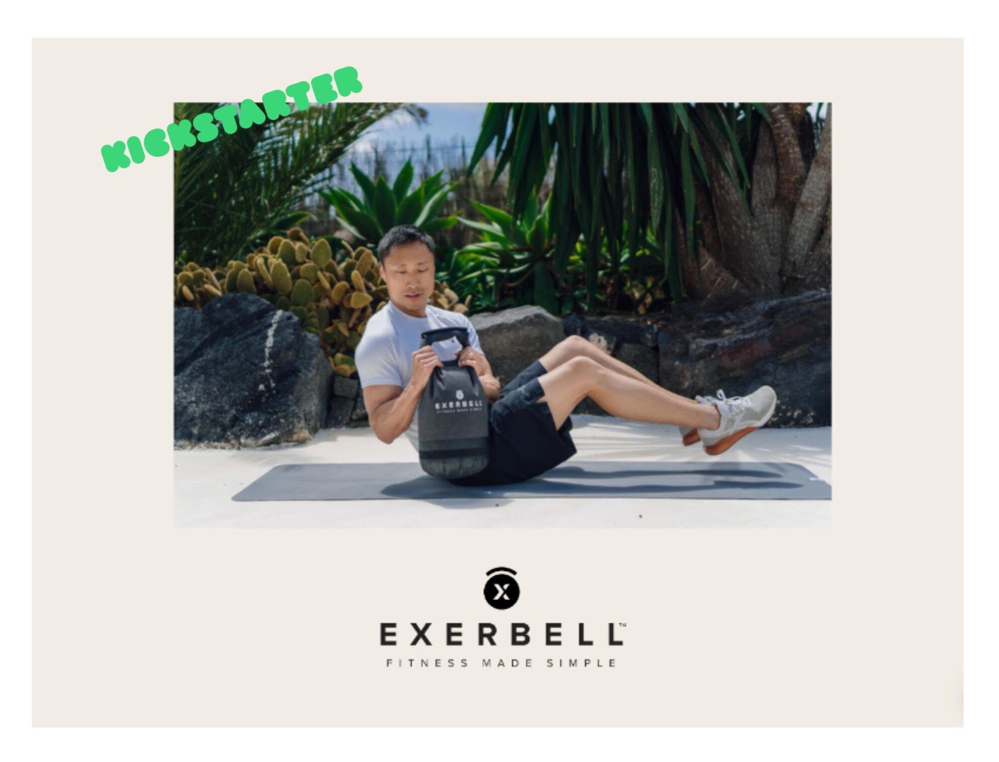 Exerbell portable fitness: Top 1.8% Kickstarter projects (product development, branding, marketing)