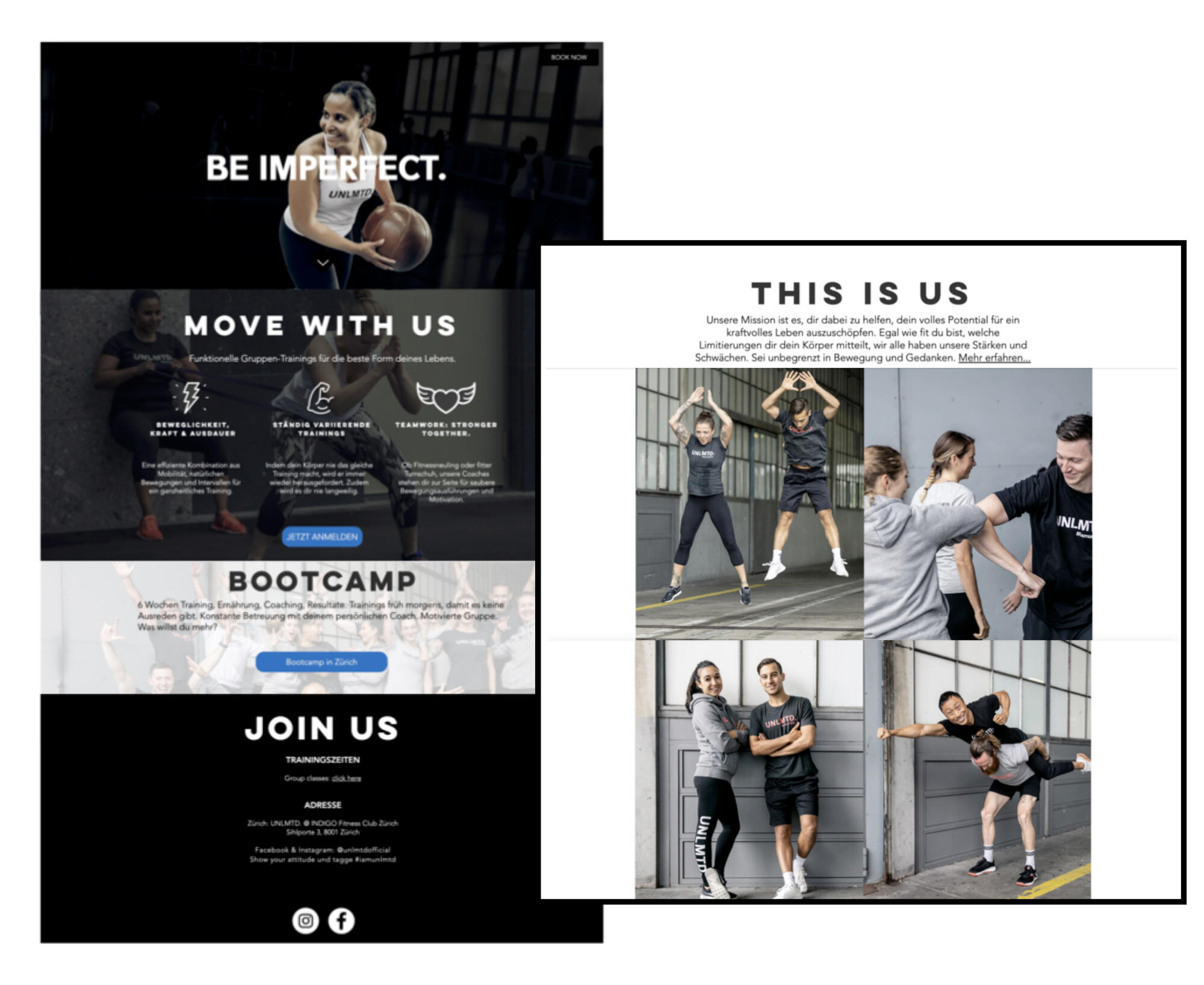 UNLMTD.: branding &amp; concept for social fitness provider