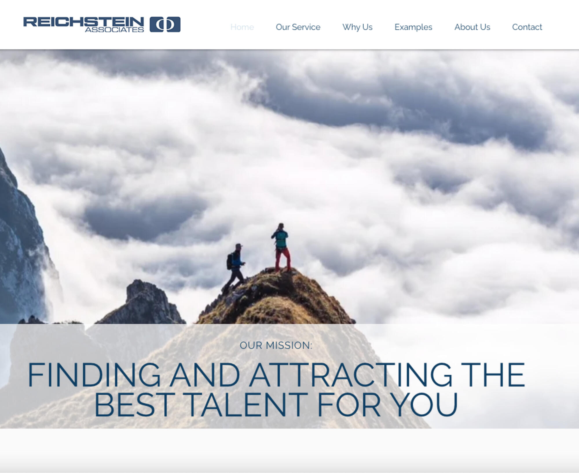 Reichstein: Recruiting firm website and corporate presentation