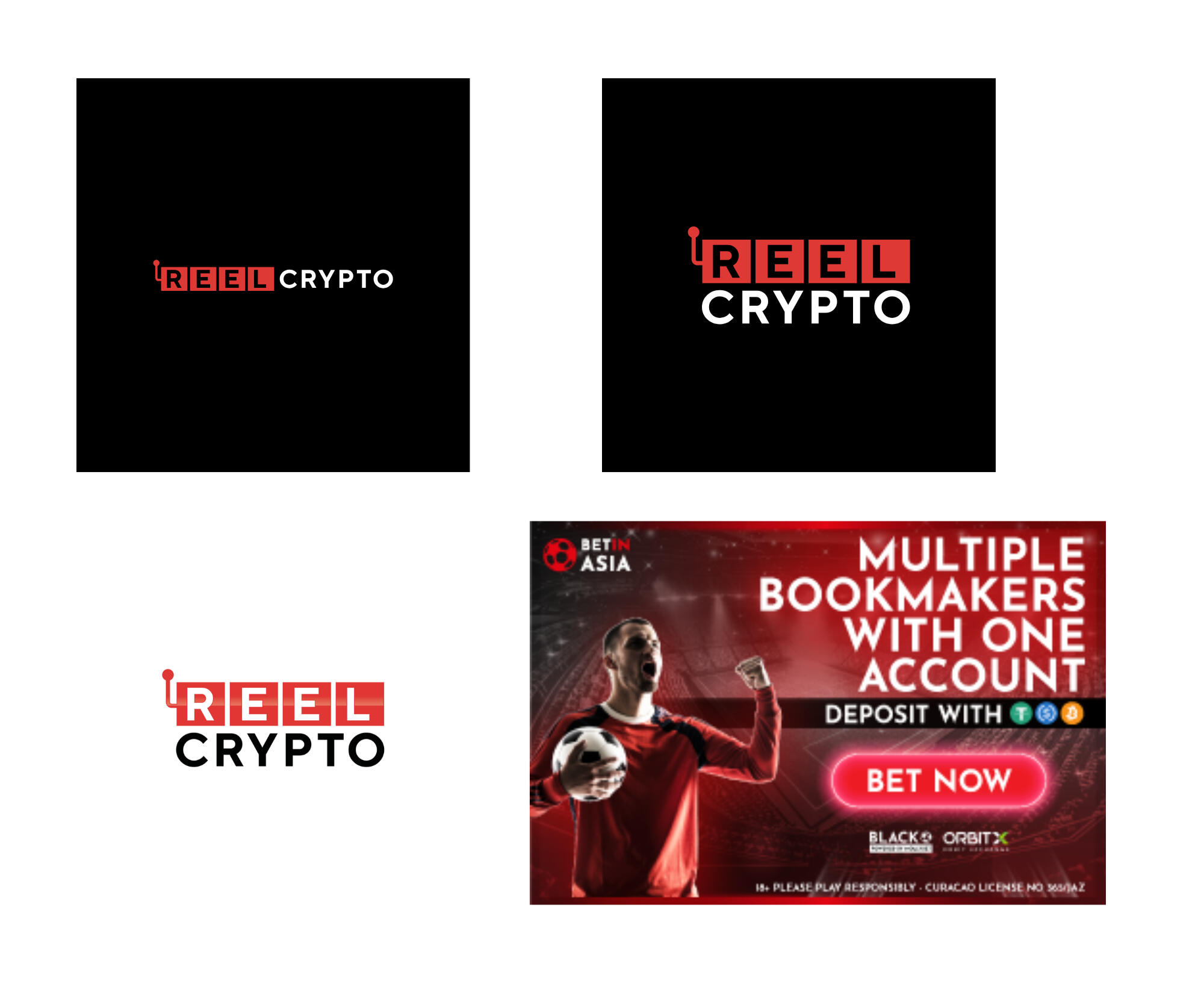 Reel Crypto: Logo &amp; Banners