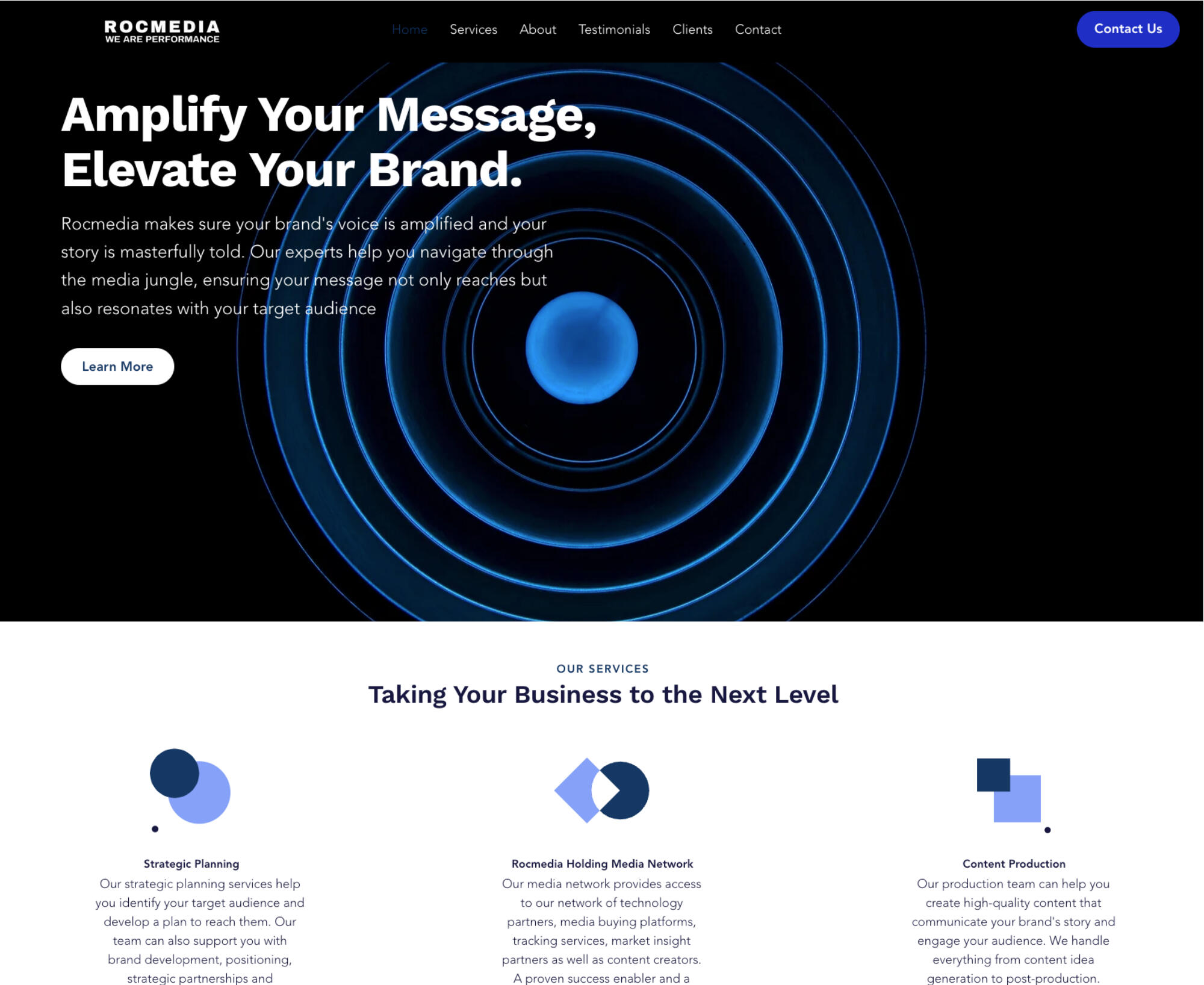 ROCMEDIA: Website &amp; copy